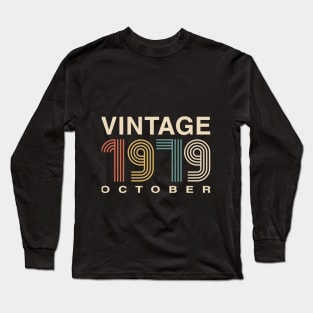 October 40th Birthday Long Sleeve T-Shirt